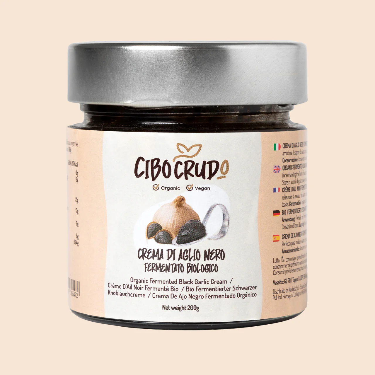 Crema di Aglio Nero Bio- 200 gr